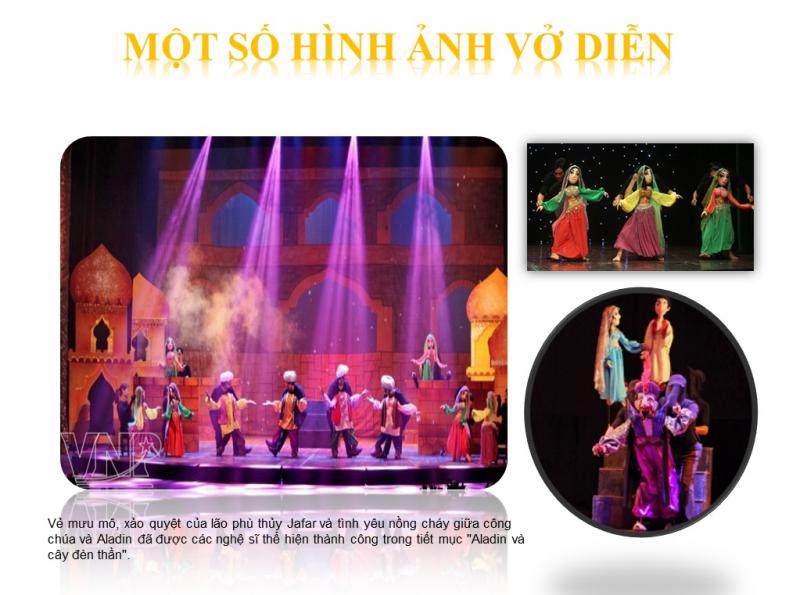 một cảnh trong aladin và cây đèn thần